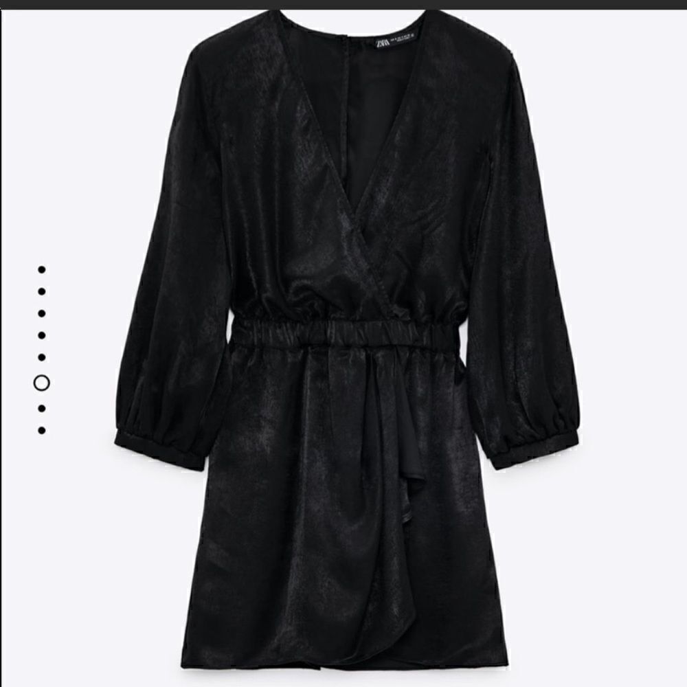 Zara - Black Satin Romper - a only worn once